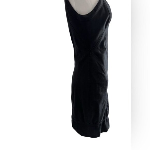Helmut Lang Black Midi Dress Sz 2 - Picture 4 of 7